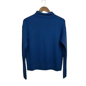 Wilfred Blue Merino Wool Turtleneck Sweater Small